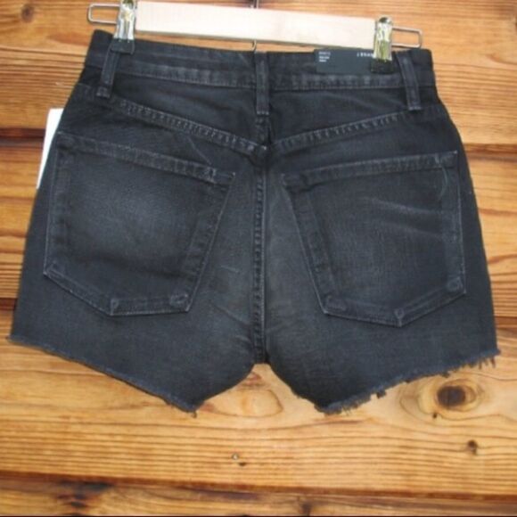 NWT J Brand Black High Waist Jeans Shorts - Picture 6 of 10